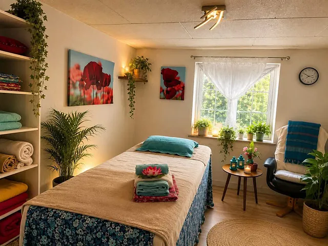 Behandlerrum hos Herbal Steam & Nail Spa